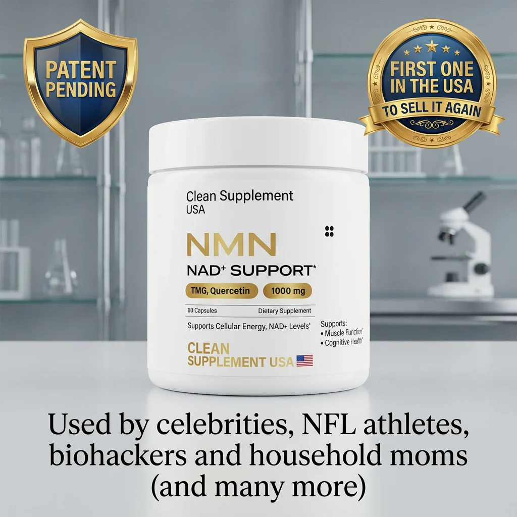 NMN Supplement, Quercetin, TMG, Resveratrol – Supports Cellular Energy & NAD+ Levels